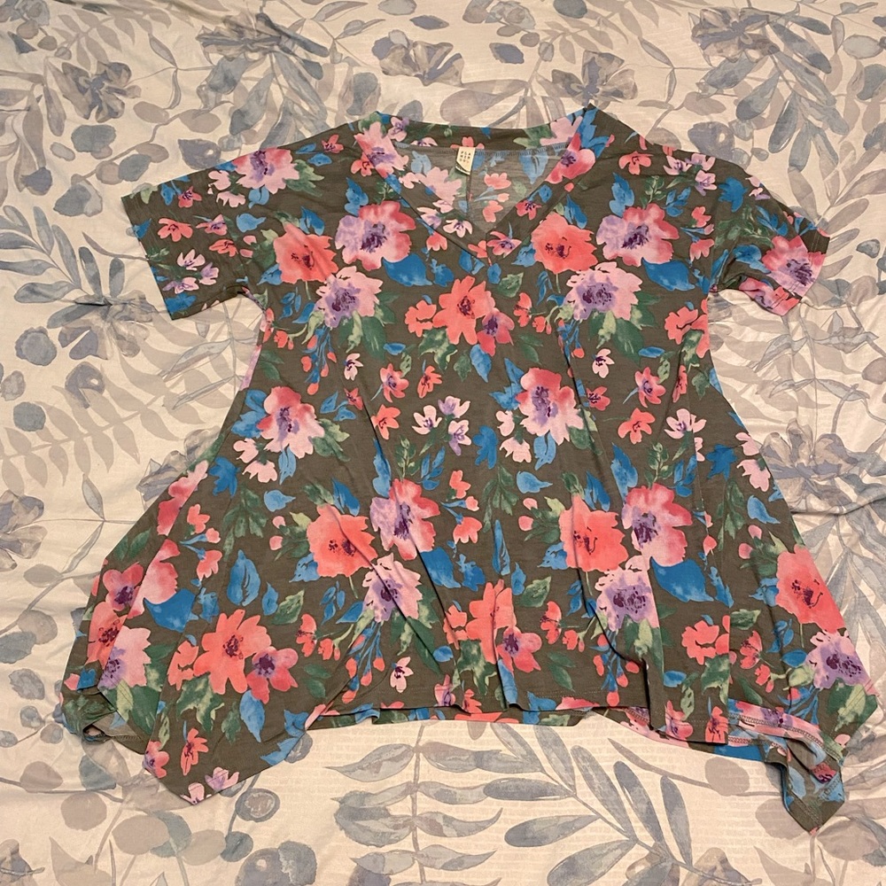 Floral Top Sz L